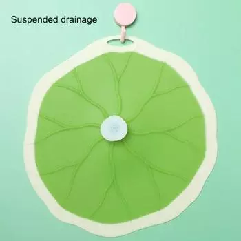 Крышка для миски Yousheng с присоской в форме листа лотоса, пылезащитная силиконовая крышка для микроволновой печи от брызг для тарелок розовый