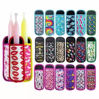 Крышка для мороженого, держатель для мороженого, чехлы для палочек, не замерзающие, и защитный чехол для палочек для льда с рисунком из мультфильма, не тающий