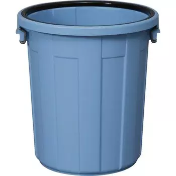 Крышка для мусорного ведра Iris Ohyama продается Круглая синяя 90 л Диаметр x Высота (только тело, отдельно) 55,6 59,7см ПМ-90 синий