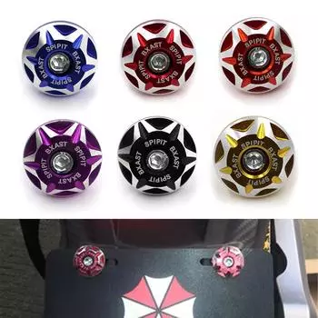 Крышка для номерного знака мотоцикла, корпус с отверстиями 6 мм, винты для номерного знака, аксессуары для скутеров, детали для электрических мотоциклов красный