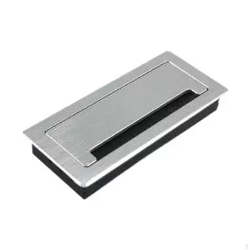 Крышка для отверстия для кабеля на столе, экономящая место, прямоугольная универсальная откидная щетка 20cmx9cmx2.8cm