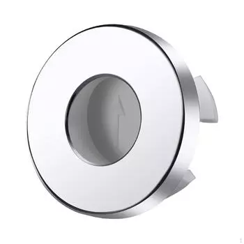 Крышка для перелива раковины в ванной, кольцо, сменная вставка для крышки раковины, практичная серебряный