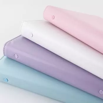 Крышка для переплета фотокарточек Крышка для переплета фотокарточек с 6 кольцами многоразового использования для сбора и защиты фотографий 3 дюйма фиолетовый