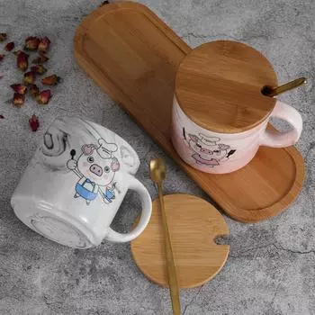 Крышка для приправ, крышка ведра для вина, крышка чашки, бамбуковая уплотнительная крышка, крышка для кружки, деревянная бамбуковая подставка, круглая 7.3cm