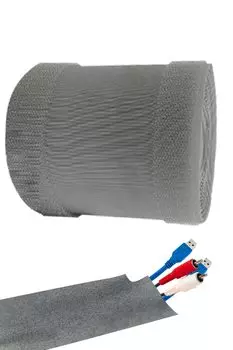 Крышка для проводки Tierneys, крышка для кабеля, крышка для напольного шнура, молдинг для проводки, ковровое покрытие на липучке, настенная рабочая зона, регулируемая длина для (Серые ковры, 3м)