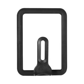 Крышка для прямоугольной стеклянной кастрюли, утолщенная, стойкая, видимая, силиконовая, прямоугольная, черная, 15 X 18 см / 15 X 18cm / 5.9 X 7.1in