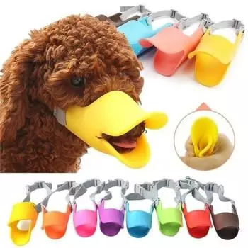 Крышка для рта для собак, забавная, против укуса, форма рта для утки, чехлы для рта для собак, с защитой от названий, для собак, кора S S розовый