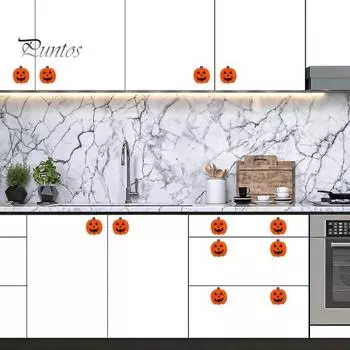 Крышка для ручек-тыкв, украшения для Хэллоуина в виде тыквы, крышка для дверных ручек, простая установка, многоразовая крышка для дверцы ящика шкафа A