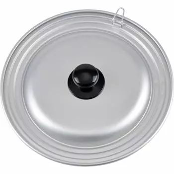 Крышка для сковороды Wahei Freize 22 см 24 см 26 см 3 размера алюминиевая светло-серая полоса III