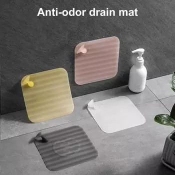 Крышка для слива душа с ручкой в виде китового хвоста Мягкая резиновая крышка для слива в пол Заглушка для слива душа Коврик для слива в полу Заглушка для запаха розовый