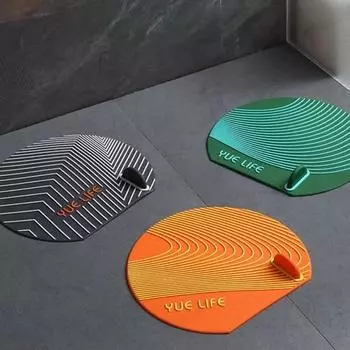 Крышка для слива пола, универсальная крышка для слива, предотвращающая засорение, прочная, для предотвращения запаха, слив для пола для кухни, ванной комнаты серый