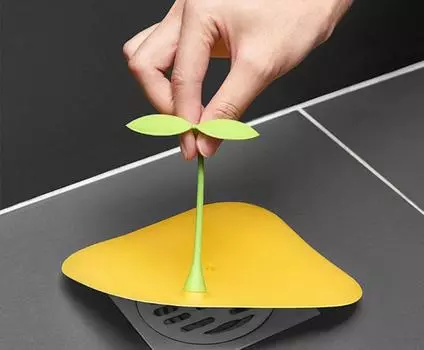 Крышка для слива в пол Sprout, защита от запаха, защита от засорения, туалет, канализация, пробки для слива в пол в ванной комнате