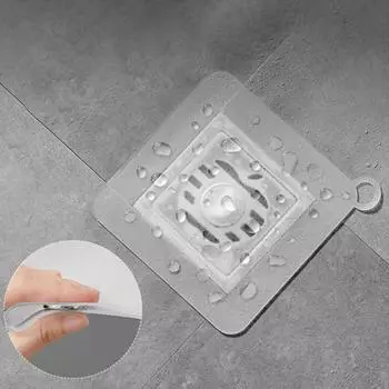 Крышка для сливного отверстия в полу, дезодорирующая, антизасоряющая, легко моющаяся, ультратонкая, дезодорирующая прокладка для раковины, принадлежности для ванной комнаты S чистый