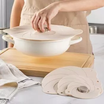 Крышка для сохранения свежести Самопоглощающаяся 2 отверстия для подвешивания сохраняют свежесть 11cm