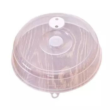 Крышка для тарелки микроволновой печи круглая сменная моющаяся бытовая кухонная защита от брызг тарелка для еды отверстие для пара аксессуары