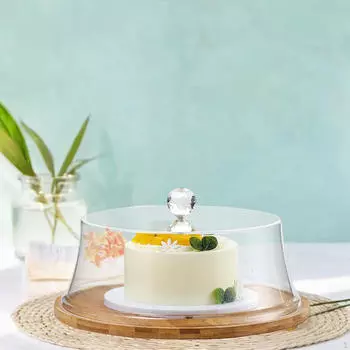 Крышка для торта с прозрачным куполом для подачи и демонстрации S