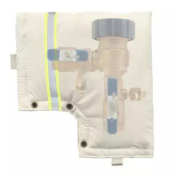 Крышка для вакуумного выключателя давления, крышка для предотвращения обратного потока, водонепроницаемая, простая установка, изолированный чехол бежевый