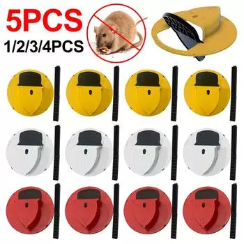 Крышка для ведра-мышеловки из полипропилена, откидная крышка для ведра-мышеловки, съемная крышка-ведро для мышеловки, для гаража, патио, курятника