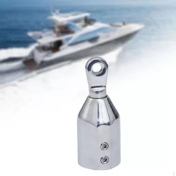 Крышка для верхней части тента Bimini, фитинг для лодки, круглая труба из нержавеющей стали для яхт и автофургонов for 25mm