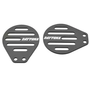 Крышка дроссельной заслонки мотоцикла Daytona из стали, комплект из левой и правой части 93870, матово-черная GB350/S(21)