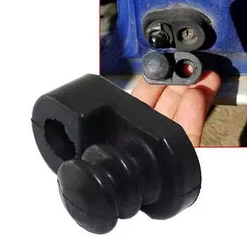 Крышка дверного переключателя, резиновая защитная крышка для Nissan Patrol GQ Y60 GU Y61 Civilian W41, черные автомобильные аксессуары, автозапчасти чёрный