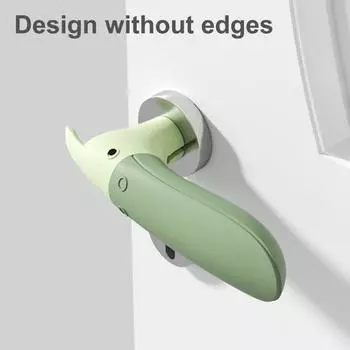 Крышка дверной ручки, модная, многофункциональная, 3 цвета, крышка ручки, большой рот, птица, дверная ручка, рукав, крышка дверной ручки для общежития кофейный