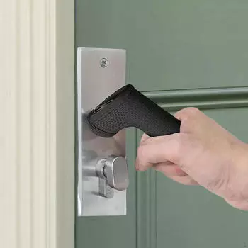 Крышка дверной ручки Защитная ручка для общежития, безопасная для детей, неопреновая, противоожоговая, для кухни