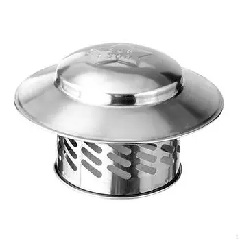 Крышка дымохода Дождь для горшков Закрытие воздуховода Замена наружной дровяной печи 3