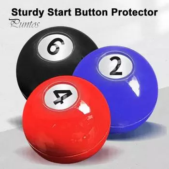 Крышка джойстика кнопки запуска автомобиля, металлическая кнопка запуска и остановки двигателя, забавные украшения для кнопки зажигания, классный декор салона автомобиля красный