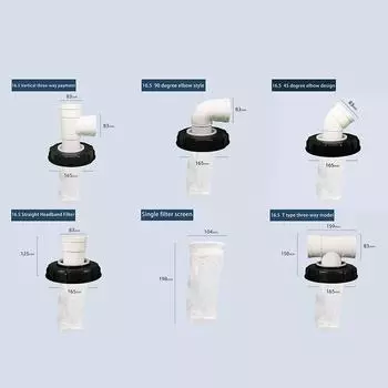 Крышка фильтра для бака IBC, пластиковая крышка фильтра для дождевой воды для бака IBC, для дренажной трубы, фитинги для крана