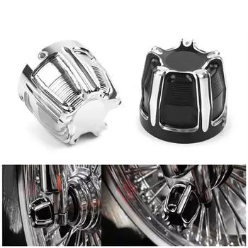 Крышка гайки передней оси, колпачки для XL883 XL1200 мотоцикла, алюминиевая крышка гайки передней оси чёрный