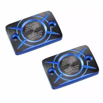 Крышка главного цилиндра мотоцикла Daytona PREMIUM ZONE, совместимая с набором крышек ADV150, синяя 99514 (20-21) и т.п. синий