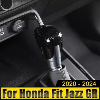 Крышка головки ручки переключения передач автомобиля ABS, накладка на автоматическую коробку передач, чехол, крышка для Honda Fit Jazz GR 2020 2024 2024 2024 2024