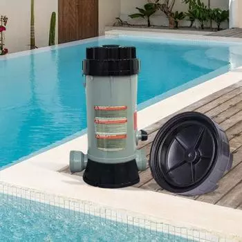 Крышка хлоратора CL100 CL200 Автоматическая крышка подачи хлоратора Замена с уплотнительным кольцом Хлоратор A