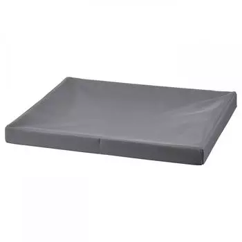 Крышка IKEA Drna, текстиль темно-серый 39х34 см