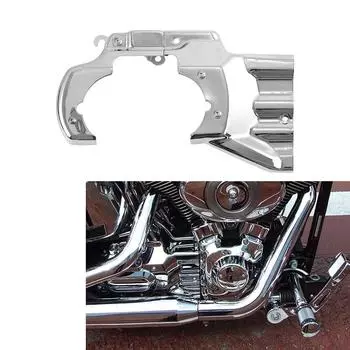 Крышка интерфейса трансмиссии двигателя мотоцикла для Harley Heritage Softail Slim FLS Deluxe FLSTN 2007-2017 2016 2015 2014 2013