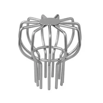 Крышка из нержавеющей стали для водостока на крыше Крышка для водосточной трубы на балконе Крышка для водостока Противоблокировочная сетка Защитные ограждения для желобов 50mm