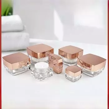 Крышка из розового золота: Акриловая косметическая упаковка для дневных и ночных кремов в салонах красоты Complete specifications