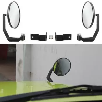 Крышка капота автомобиля, резервное зеркало для Suzuki Jimny JB64 JB74-2023, избегайте слепых пятен на зеркале заднего вида, внешние аксессуары Carbon Fiber 1Piece