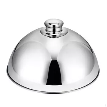 Крышка кастрюли 10 дюймов, кухонная посуда, нержавеющая сталь, крышка сковороды для гостиницы золотой