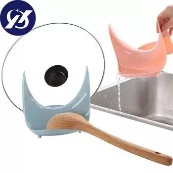 Крышка кастрюли Подставка для крышки Разделочная доска Держатель для хранения Полка Подставка синий