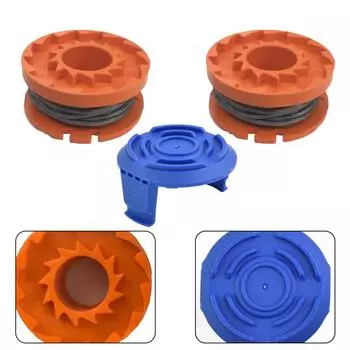 Крышка катушки с леской для газонокосилки BAUKER CGT18LW, запасные части для кустореза, катушки с леской и крышка катушки