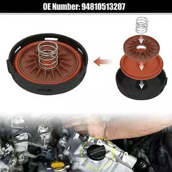 Крышка клапана двигателя автомобиля 94810513207 черная для 2003-2006 94810513207 автозапчасти для замены CHINA