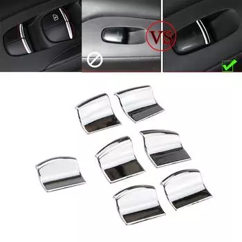 Крышка кнопки переключения Крышка с серебряной отделкой Кнопка из АБС-пластика Хром Совершенно новый