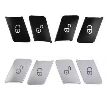 Крышка кнопки разблокировки замка двери автомобиля для Mercedes для Benz CE W204 W212 чёрный