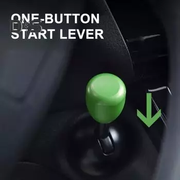 Крышка кнопки запуска автомобиля. Кнопка остановки двигателя. Джойстик. Высокопрочные яркие цвета. Простая установка. Автомобильная декоративная кнопка запуска. жёлтый