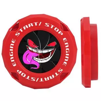 Крышка кнопки запуска автомобиля Креативные крышки кнопок автомобиля Крышка для запуска двигателя автомобиля Стильные крышки кнопок запуска Кнопка зажигания автомобиля