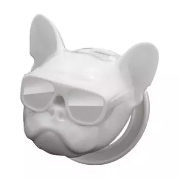 Крышка кнопки запуска автомобиля Удобная на ощупь Симпатичная форма Аксессуары для зажигания салона автомобиля Универсальная белый