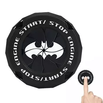 Крышка кнопки запуска для летучей мыши, защитная крышка кнопки запуска, универсальная крышка кнопки запуска для большинства автомобилей, мужские и женские принадлежности