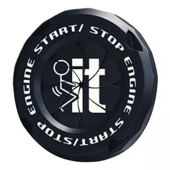 Крышка кнопки запуска двигателя автомобиля, защитное кольцо для кнопки запуска двигателя автомобиля, защитное кольцо для кнопки запуска двигателя автомобиля, декор для автомобиля красный